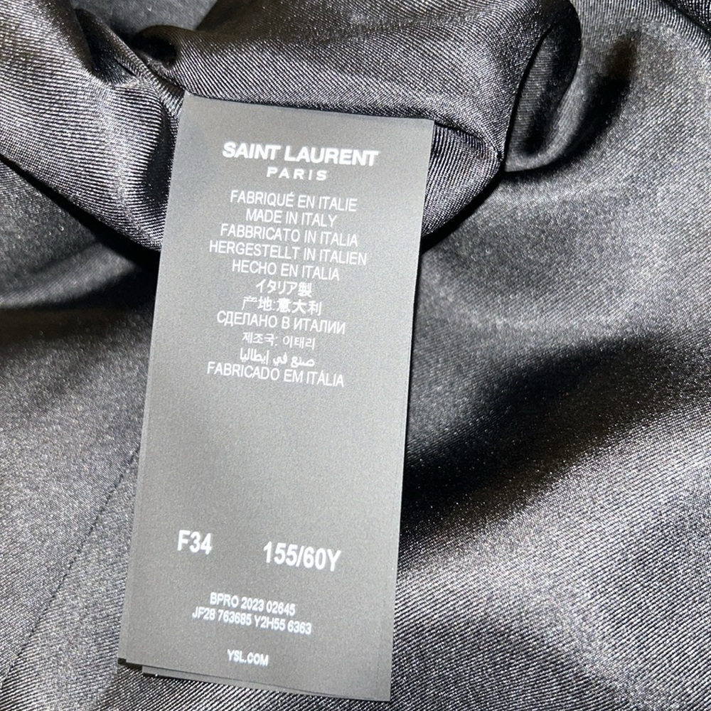 Saint Laurent Tartan-Check Pencil Skirt - Picture 13 of 16